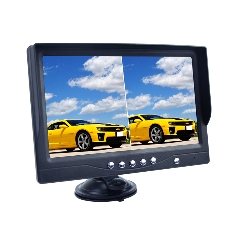 Портативный 7 дюймов PAL / NTSC DC12V 24V Обратный SONY Cyber-shot автомобильный монитор автомобильный Автономный ЖК Универсальный автомобильный монитор системы