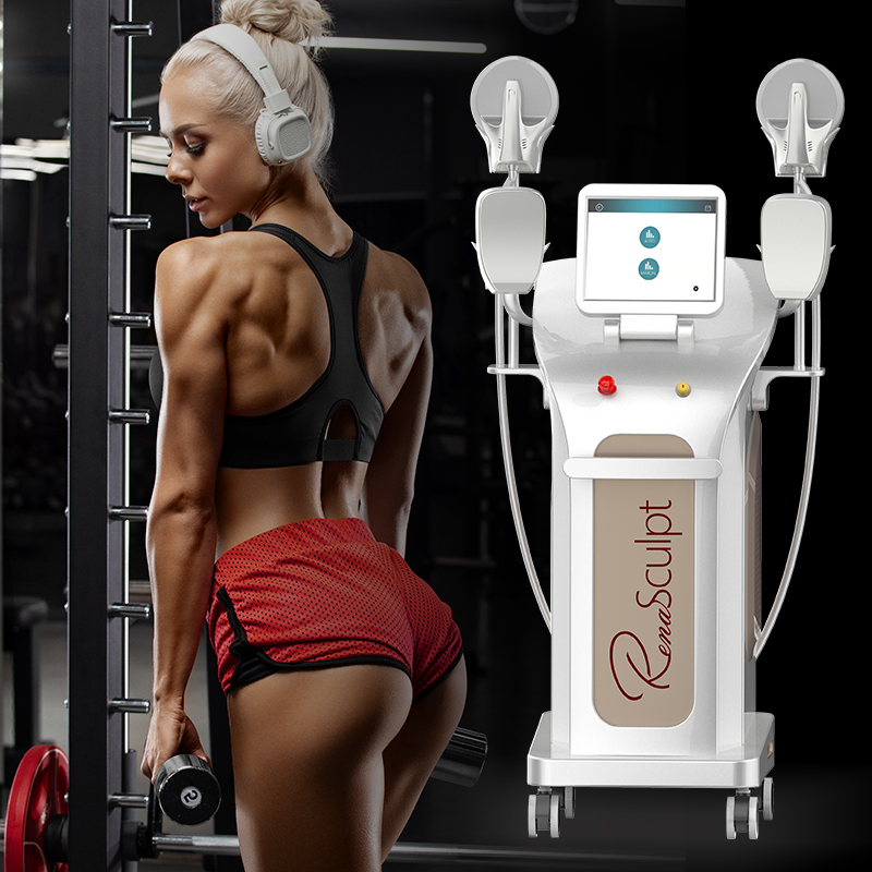 Teslasculpting 4 ручки ems для похудения мышц ЭМС лепить машина