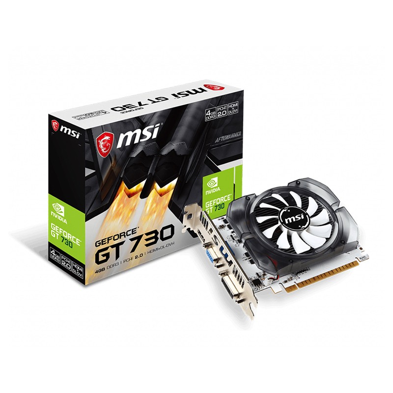 MSI GeForce GT 730 2 Гб DDR3 PCI Express 2,0x16 блок питания ATX видеокарта N730-2GD3V3