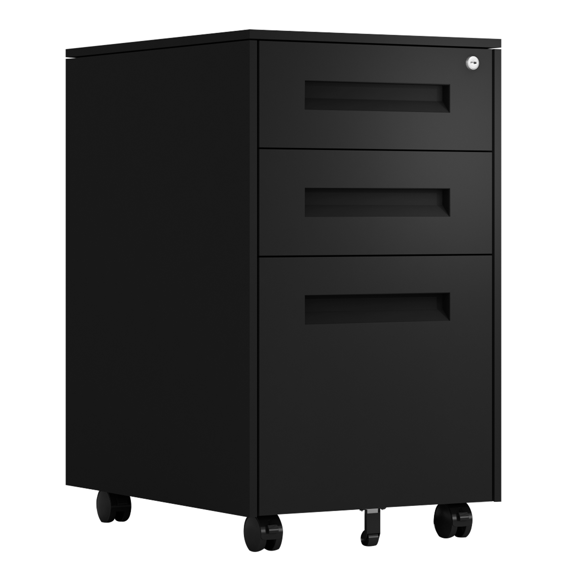 Steel Pedestal Mobile cabinet Metal File Drawer Cabinets Modern Locking Office Movable Storage Filing Cabinet
