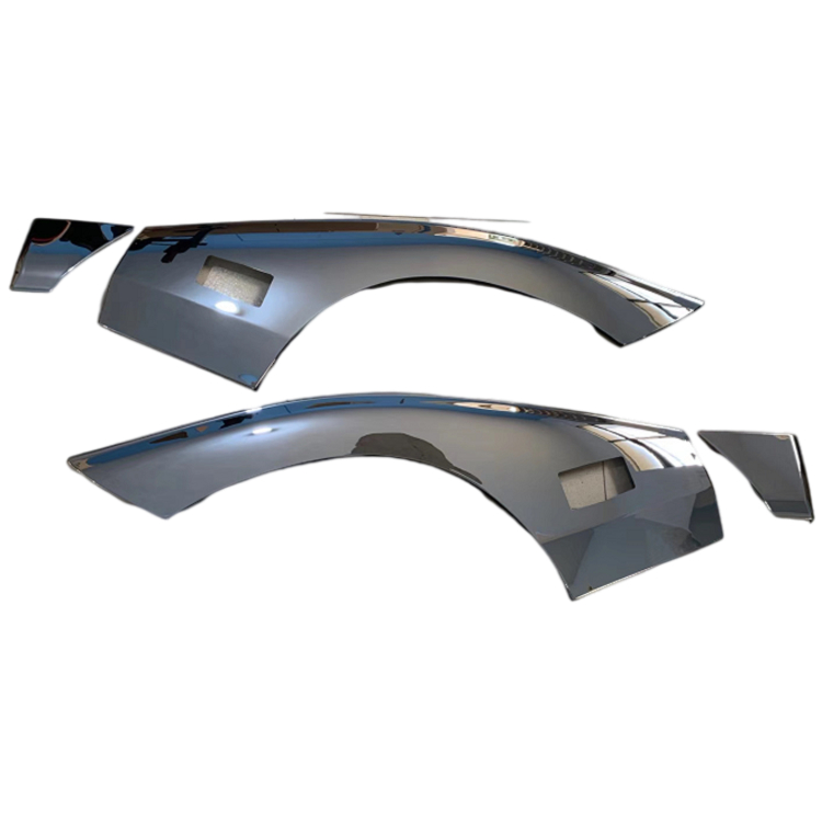 Chrome Door Garnish  wide  With Hole For Hino Dutro 300  2003 