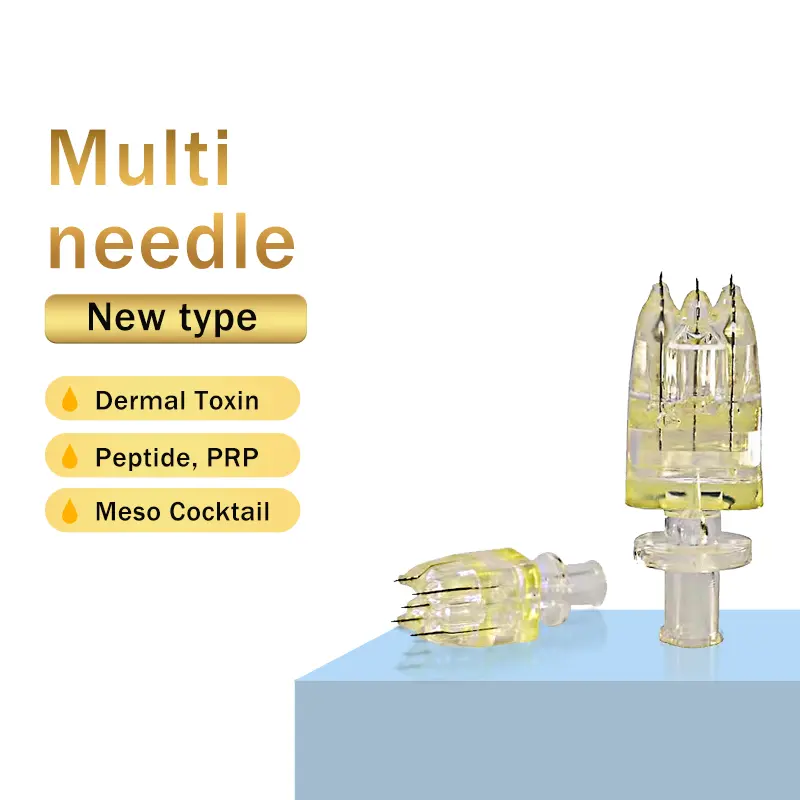 Korea safety 3 pins 5 pins crystal vital injector 18g multi sample needle for fatdesolve rejuran