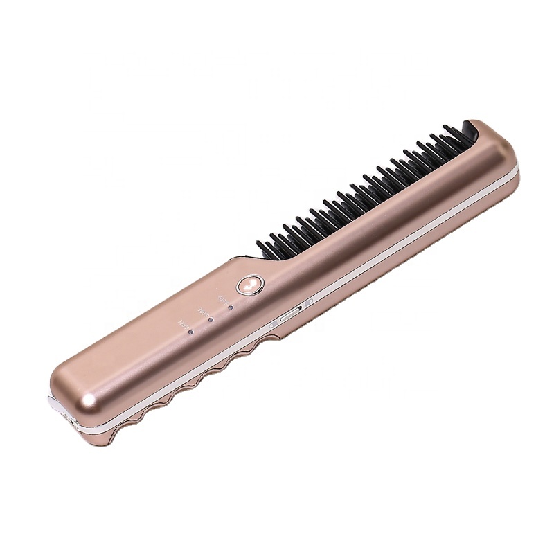 The hair straightener is small and portable