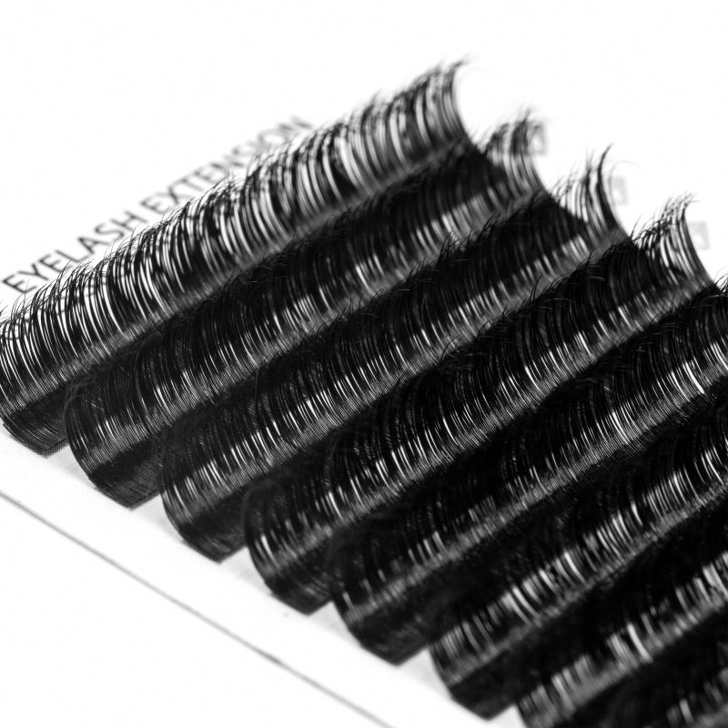 Handmade Dramatic Colorful Eye Lash Korean Cllored mink individual volume Eyelash Extensions kit professional