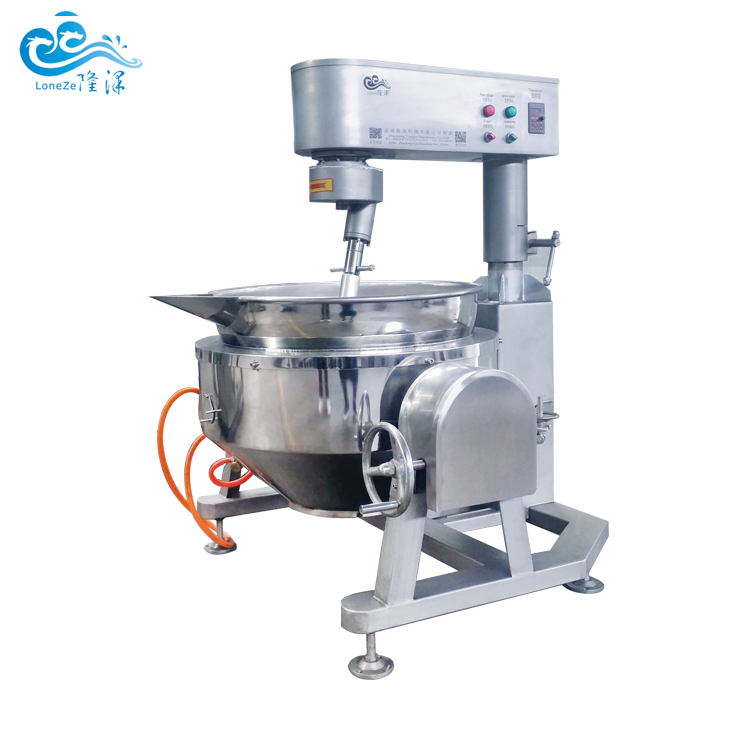 Big capacity industrial gas jacketed kettle with industry on hot sale