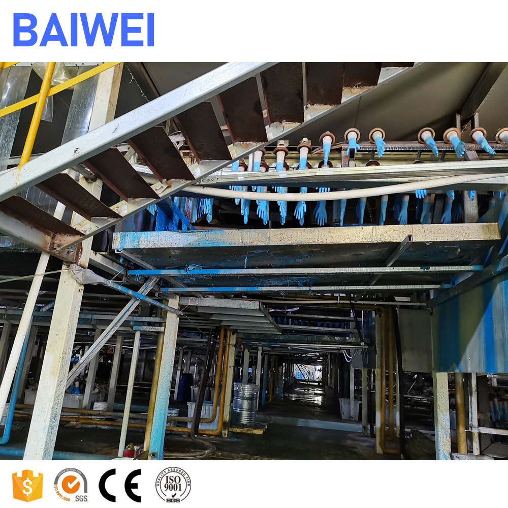 BAIWEI с откидной крышкой BW-II латексные хирургические перчатки для занятий спортом, спортивные перчатки, 30000 фото линия машины Перчаточная вязальная машина производственная линия