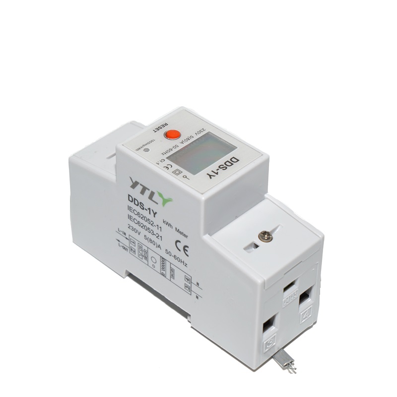 Однофазный двухмодульный Din-рейка RS485 MODBUS метр