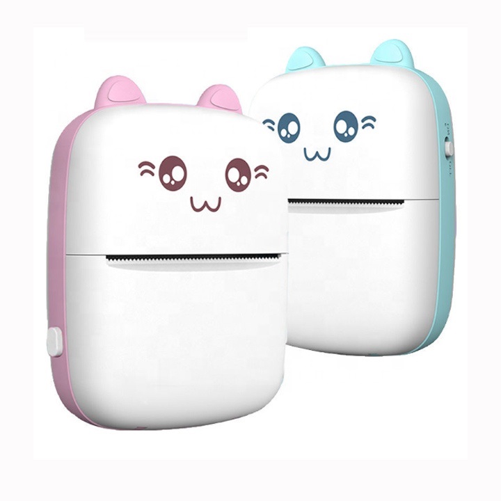 Mobile Phone Impresora Bluetooth Handheld Card Portable Mini Sticker Thermal Label Printer Supplies