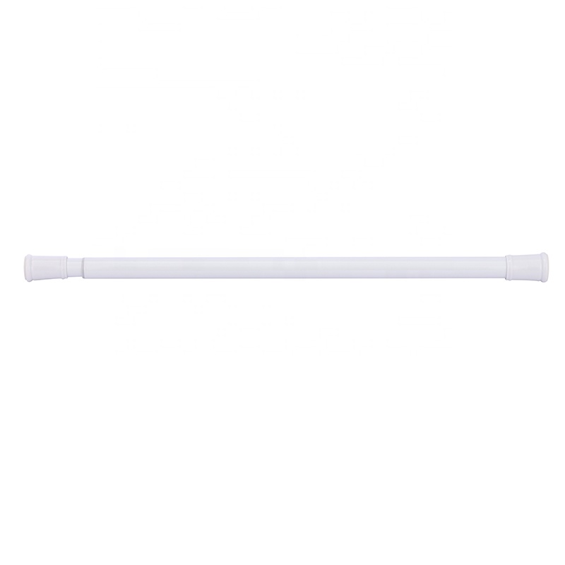 High quality luxury stainless steel curtain wire round rod set shower curtain rod for bathroom