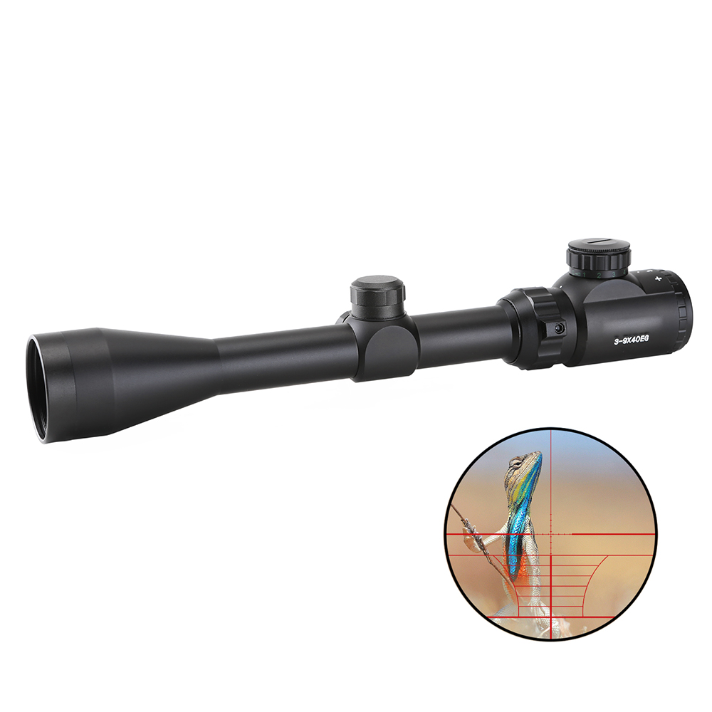3-9x40 EG Красная Зеленая Сетка оптика охотничьи наружные пневматические прицелы оптический прицел тактический