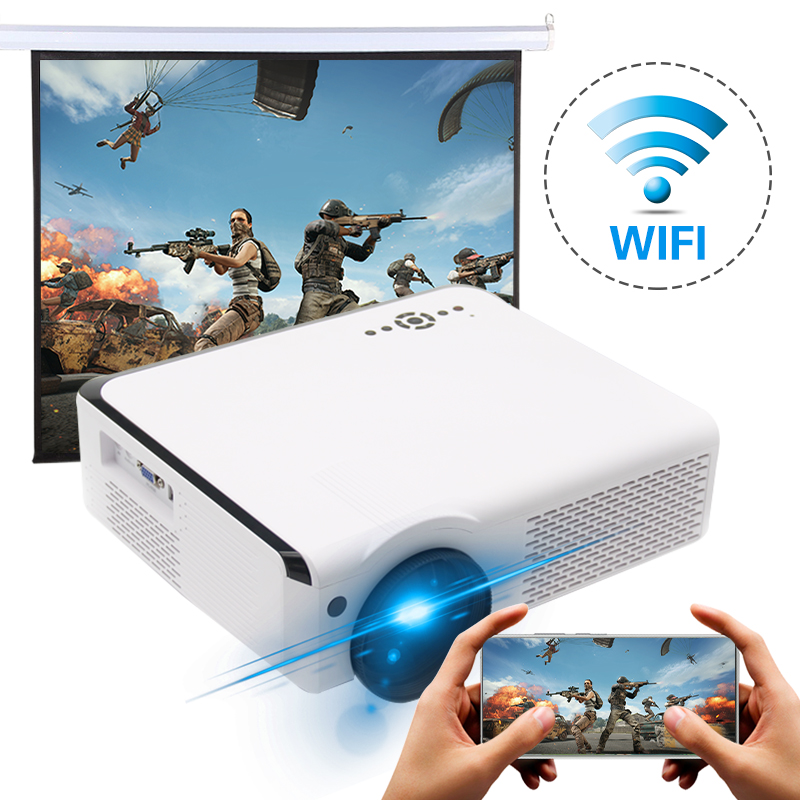 Лидер продаж на Amazon, оригинальный проектор 1080p Full HD 4K LCD, светодиодный Видеопроектор для домашнего кинотеатра