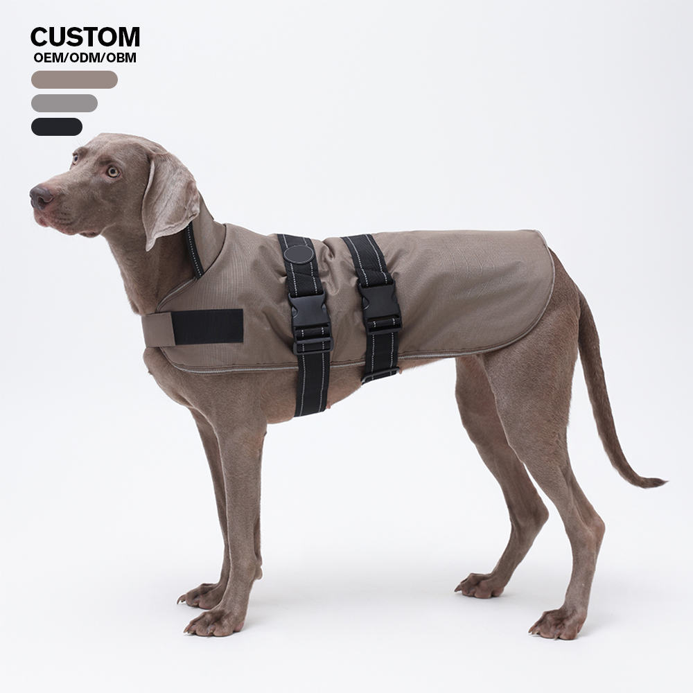 Waterproof Heated Anxiety Dog Reflection Jacket Winter Warm Dog Fleece Coat For Large Dogs Pet Designer Clothes