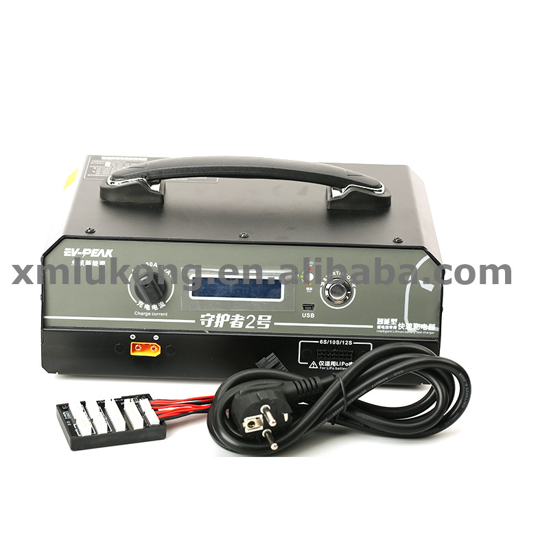 EV-PEAK U2 2400W 40A LiPo промышленный Дрон, умное балансирующее зарядное устройство для 6S 10S 12S LiPo батарей