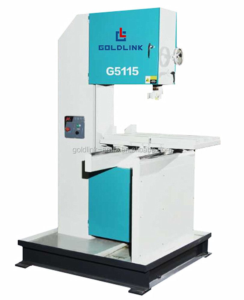Goldlink low cost sheet metal steel sawing vertical bandsaw