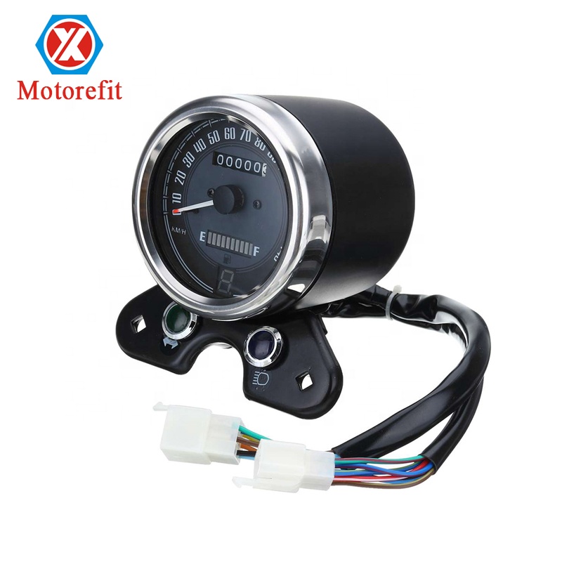Motorefit мотоцикл одометр спидометр ЖК цифровой датчик W/ Light USB зарядное устройство интерфейс для Honda CG125 Cafe Racer