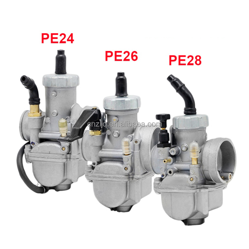 Карбюратор PE24 PE26 PE28 для Keihin, высокопроизводительный, с ручным/автоматическим управлением, запчасти для гоночных мотоциклов, скутеров, квадроциклов
