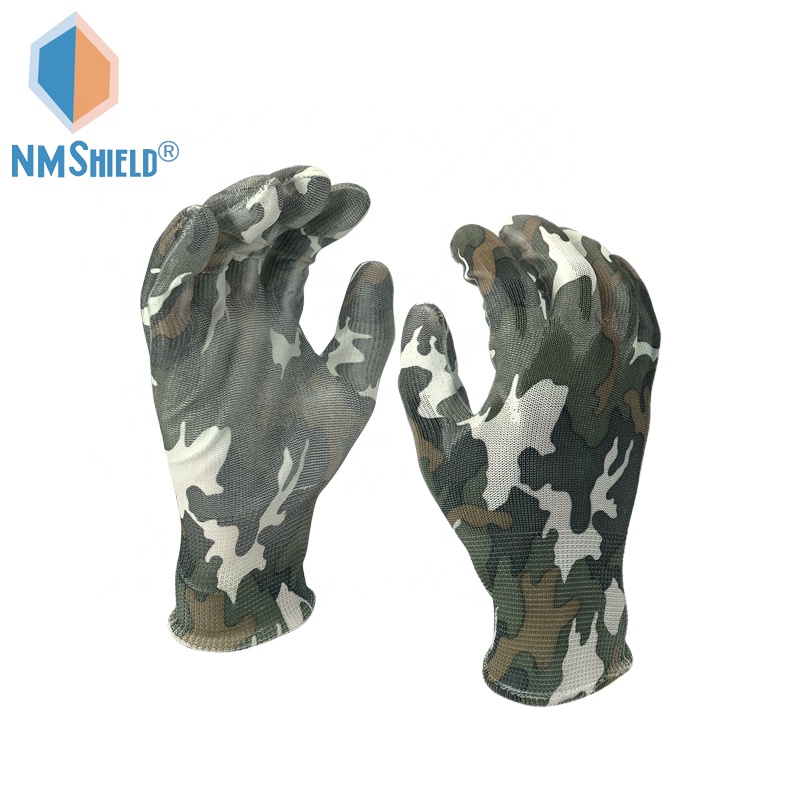 Мужские камуфляжные перчатки NMSHIELD, перчатки из полиэстера для сада, 13 размеров