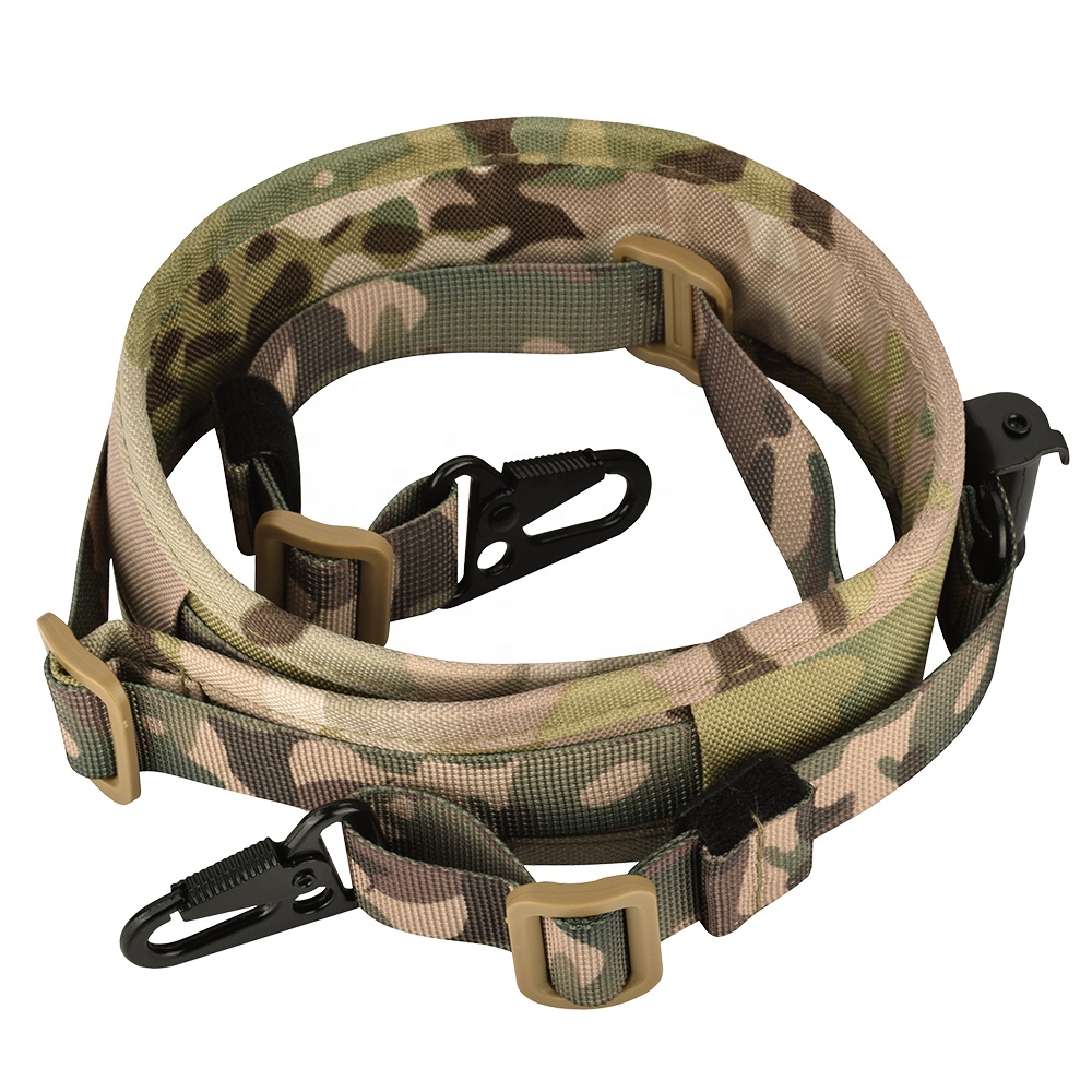 Action Union Drop Shipping Tactical Outdoor Quick Release Modular Adjustable Double Point Camouflage Rifle sling-shot