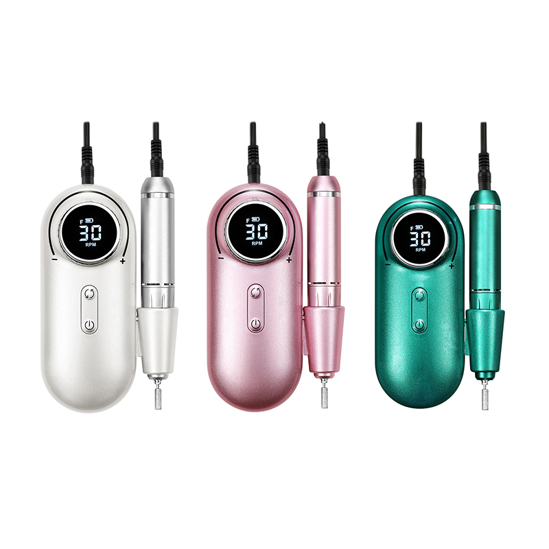 30000rpm Portable Nail Drill Rechargeable Electric E File Pedicure Nail Drill Manicure Machine