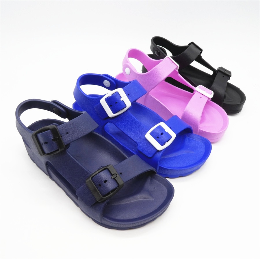 2021 slipper for kids Boys and girls summer casual shoes casual Square buckle flip-flops for beach shoes indoor children sandals