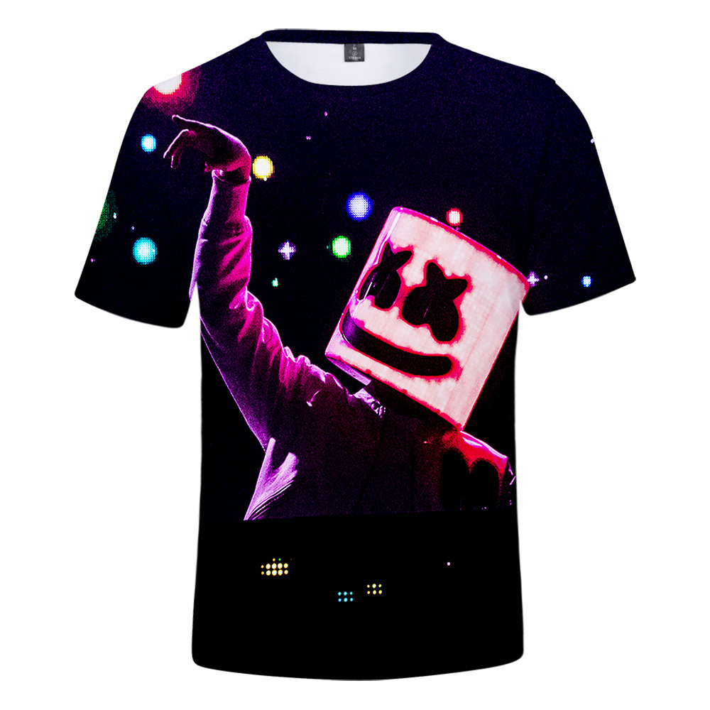 Manufacturer round neck fashion clothing 3d china custom T-shirts