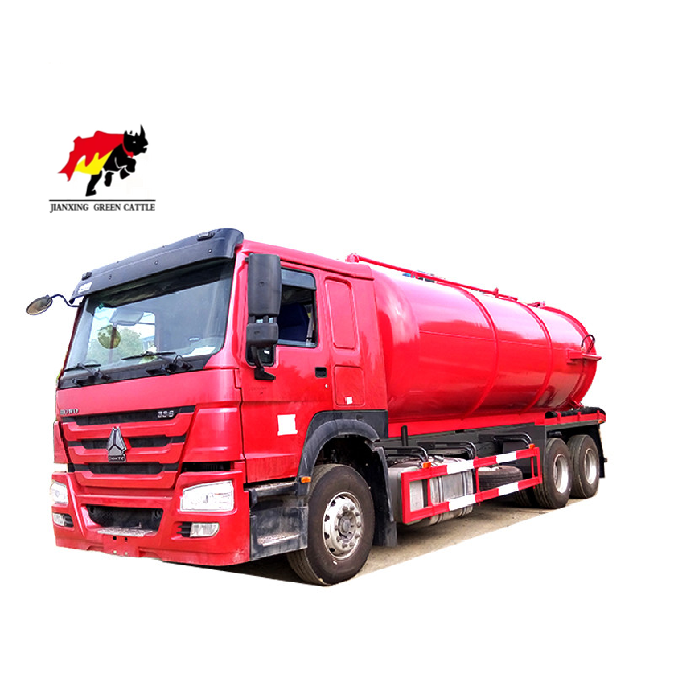 Грузовик-цистерна Sinotruk 371hp 18000l для вакуумной очистки сточных вод с высокой грузоподъемностью по заводской цене
