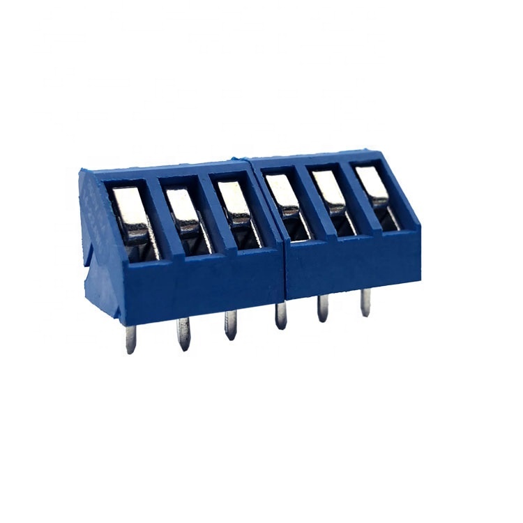 6 полюсов FET2.5-XX-500-07 Pcb Клеммная колодка 5,0 мм Клеммная колодка