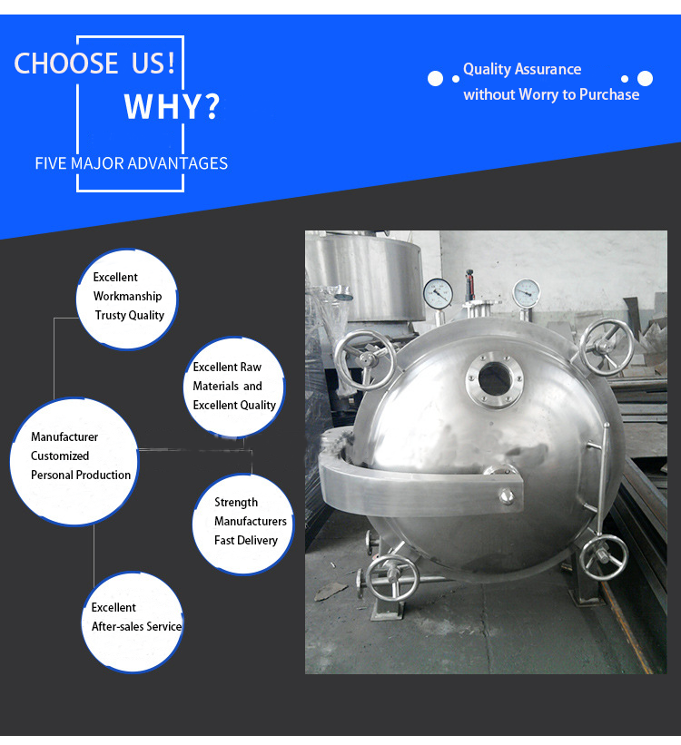 Shouchuang OEM/ODM Manufacturer Industrial Tray Drum Circular Vacuum Dryers