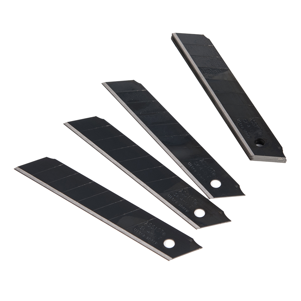 Assist brand 18mm Carbon Steel Snap Off Utility Knife Blade