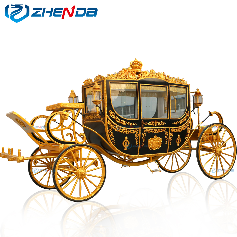 Royal coach horse carriage manufacturer wedding wagon for sale