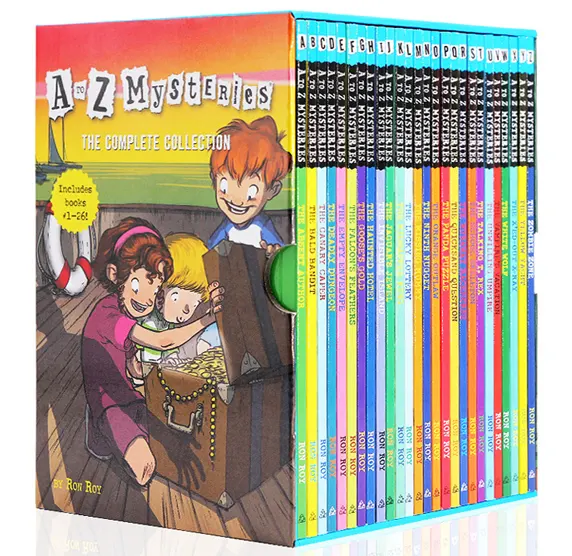 CL251 26 books/set Children Picture Book A to Z Mysteries Children's Literature English Picture Novel Story Book