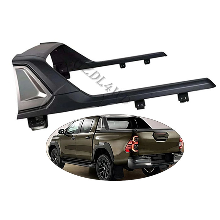 Черный пластиковый рулон для аксессуаров Hilux Revo Rocco