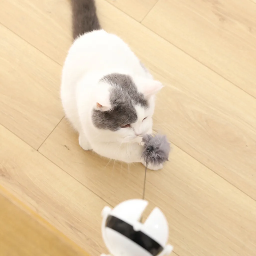 Wholesale Pet Cat Teaser Toy Electric Auto Lifting Toys Interactive YOYO Feather Training Scratcher