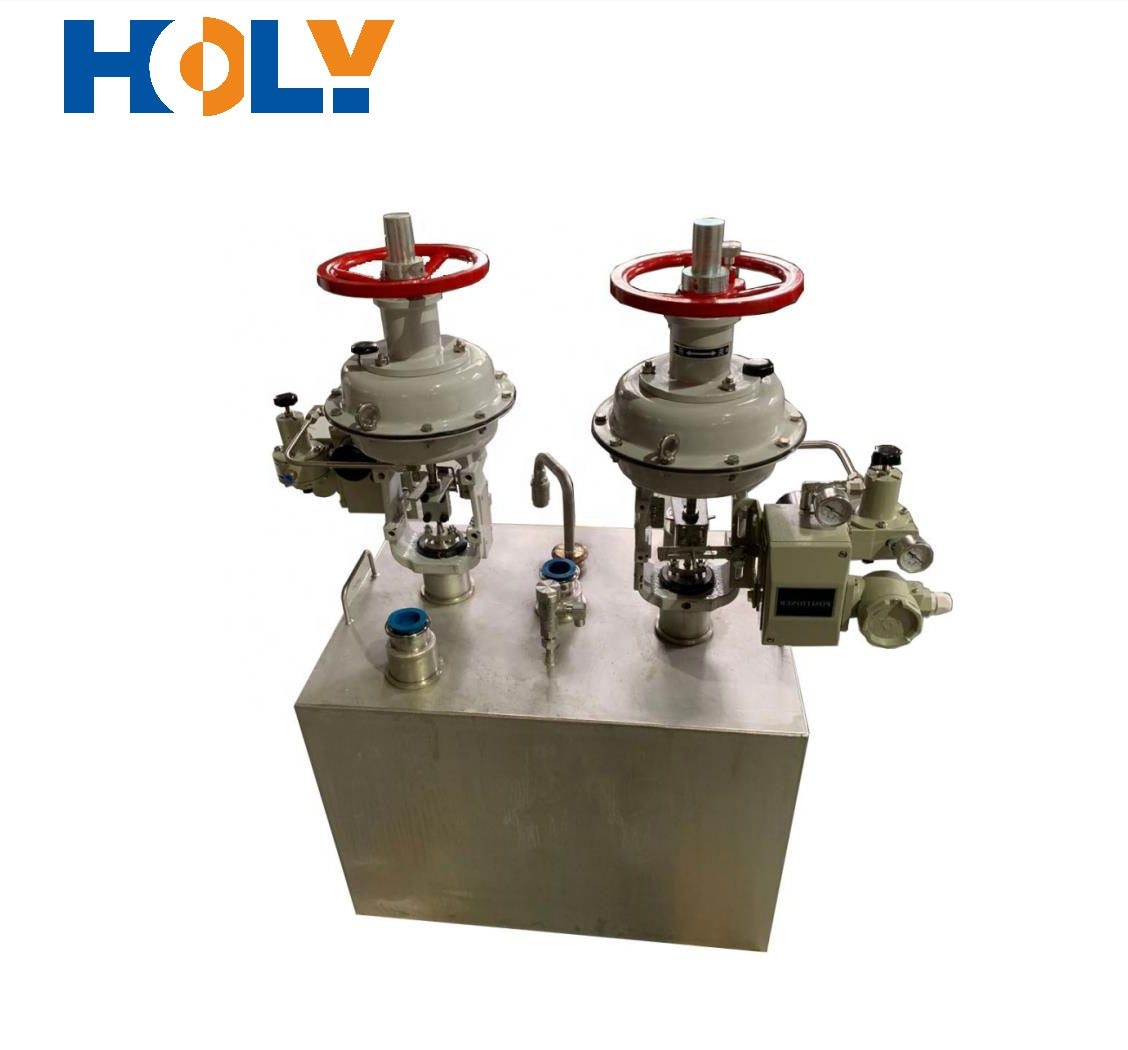 DN32 Vacuum Pipe Vacuum Insulated Flow Regulating Valve for Bio-pharmaceutical Industry