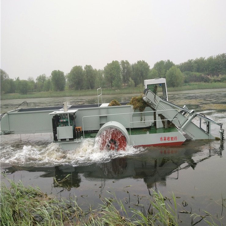Hot product Seaweed Harvesting machine Aquatic Weed Harvester boat factory For Sale