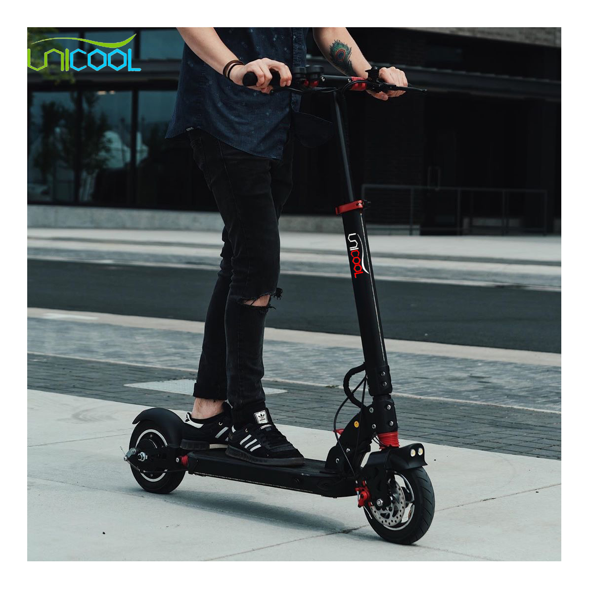 Unicool escooter усиленный 600 Вт 48 В rev electric scooter e step для zero 9