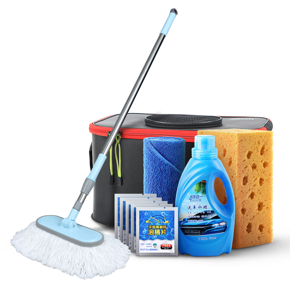 6-item Set щетка для чистки автомобиля набор молочного шелка Mop Cleaningar Care Наборы инструментов для очистки