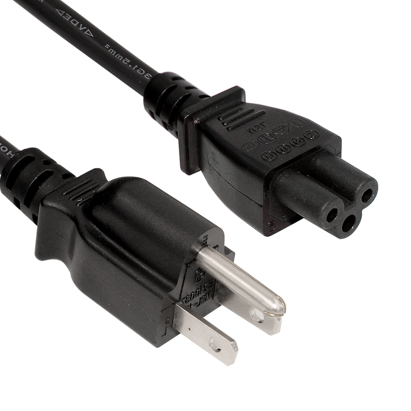 6Ft IEC-60320 IEC320 C5 к NEMA 5-15P Микки Маус Plug Ac ПИТАНИЕ Шнур адаптер переменного тока ноутбук тетрадь компьютер зарядное устройство кабель