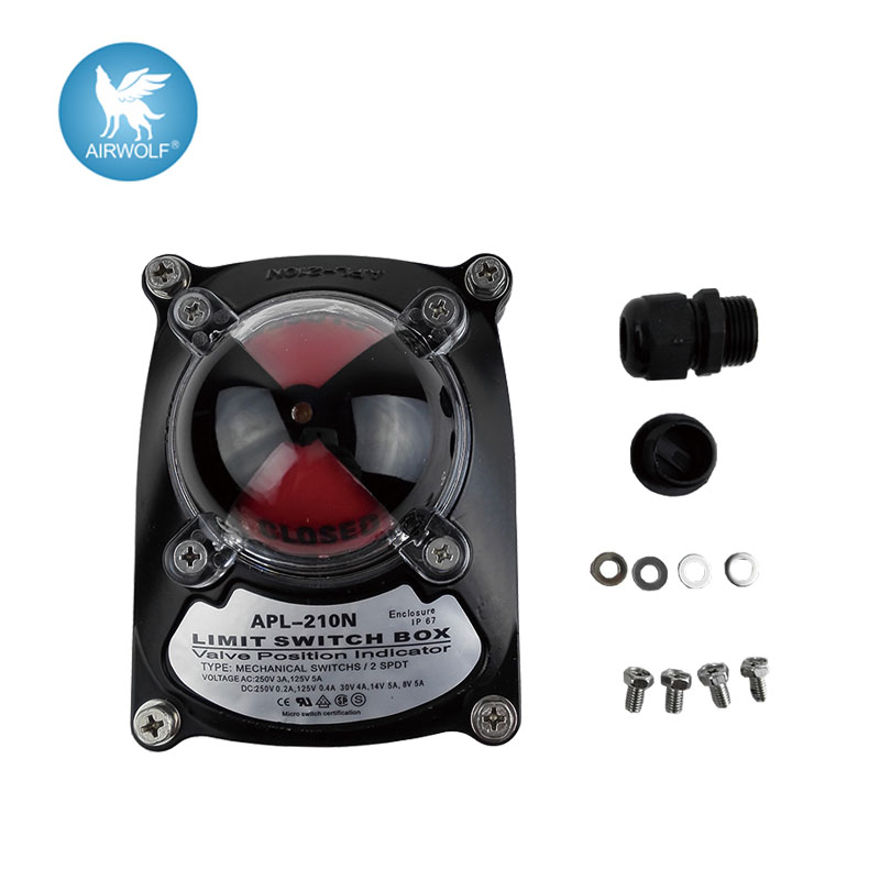 Молодые Tech концевой выключатель коробка APL series APL-210 APL-310 APL-410 индикатор положения клапана