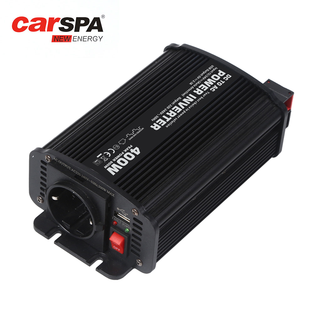12V 24V автоматический переключатель модифицированный синусоидный инвертор 400W 800W фары для автомобилей Inverter-CAR400-12/24
