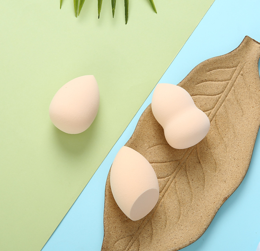 Wholesale latex free wet or dry soft cosmetic blending box packaging makeup sponge sponge makeup foundation sponge blender