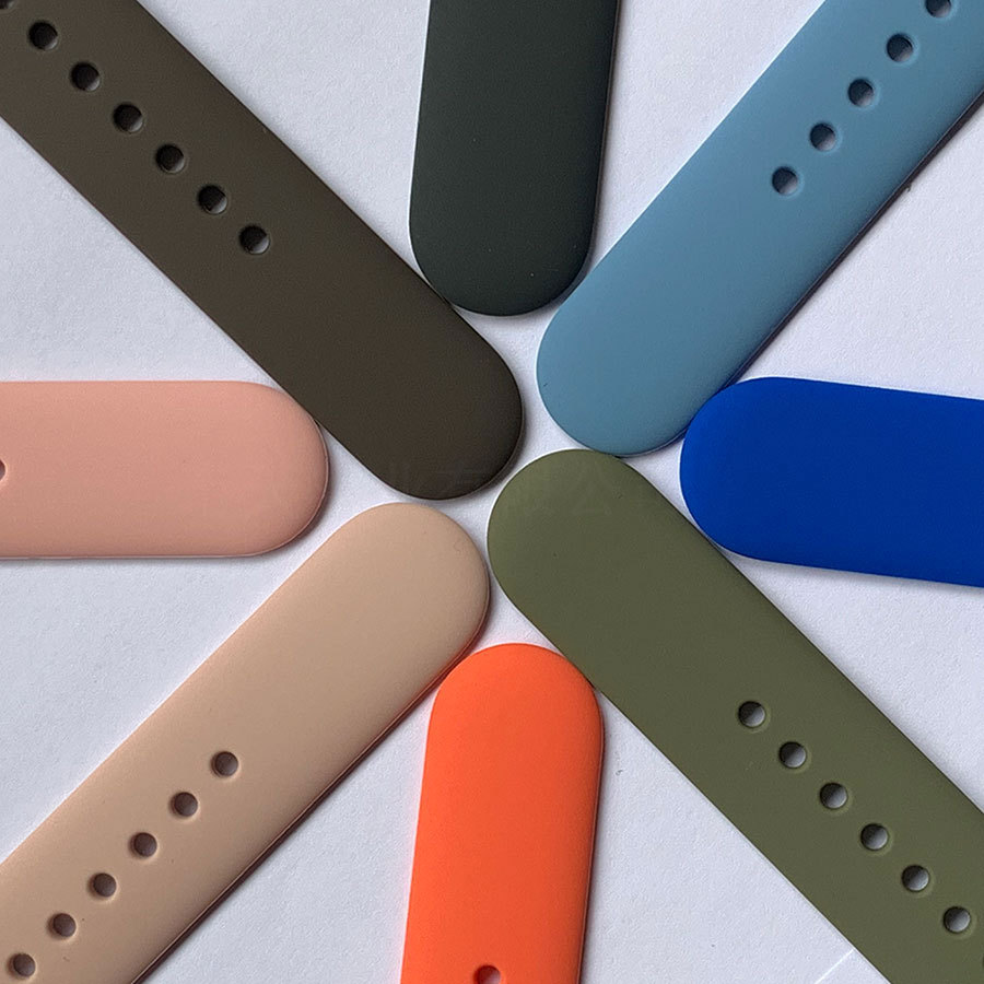 40 мм 44 мм спортивные силиконовые Ремешки для наручных часов Correa de silicona для Apple Watch Band se 6 5 4 3