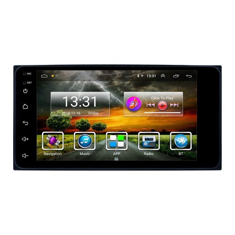 2 Din HD сенсорный экран android 7 дюймов автомобильная стереосистема с навигацией GPS автомобильный MP5-плеер