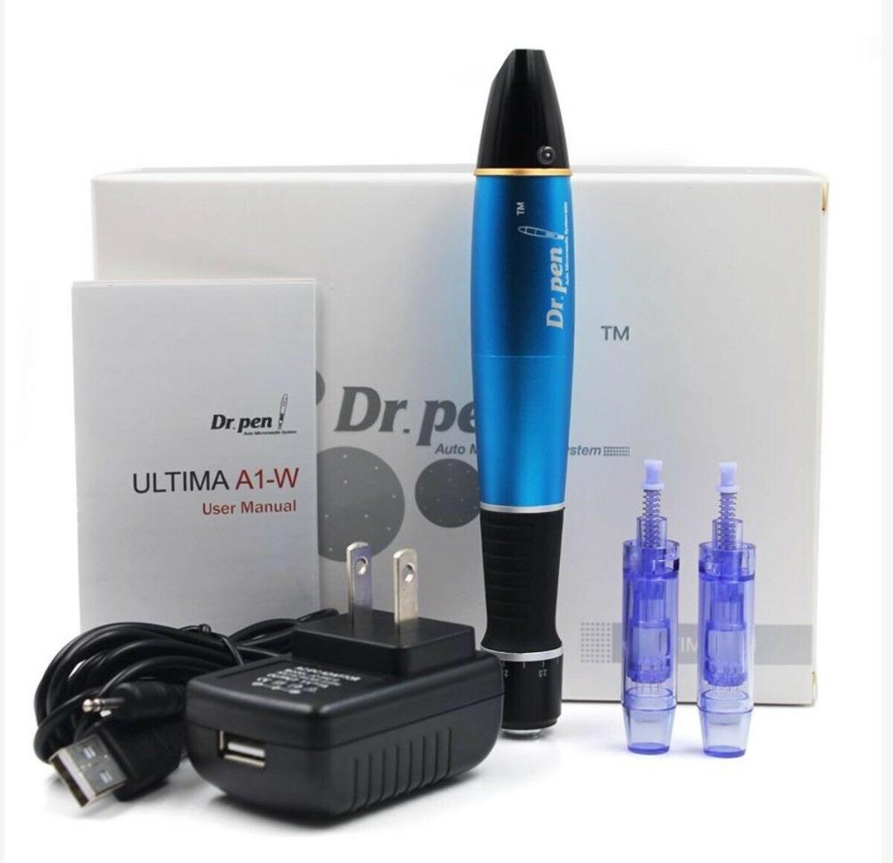 microneedling rechargeable electric derma pen Dr pen A1-W for stretch mark and hair loss treatment