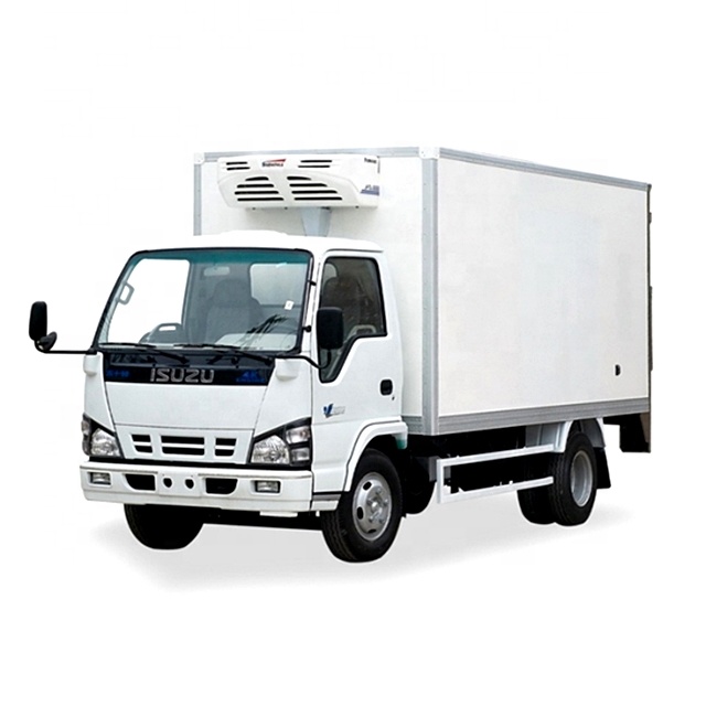 Охлаждающий Автомобиль Isuzu с дизельным двигателем, Япония, дополнительная охлаждающая температура, 4 м, коробка для охлаждения фургона
