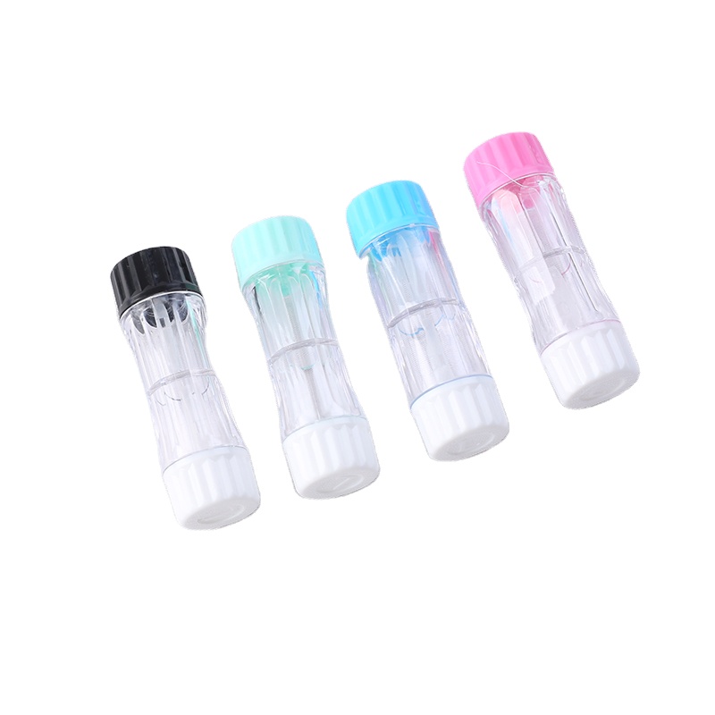 Maimeng contact lens tweezers case contact lens case luxury transparent contact lens case