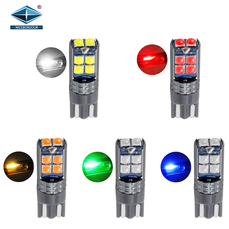 High Brightness 3030 10SMD Mold Top T10 W5W 194 168 Led Interior Light With Constant Current