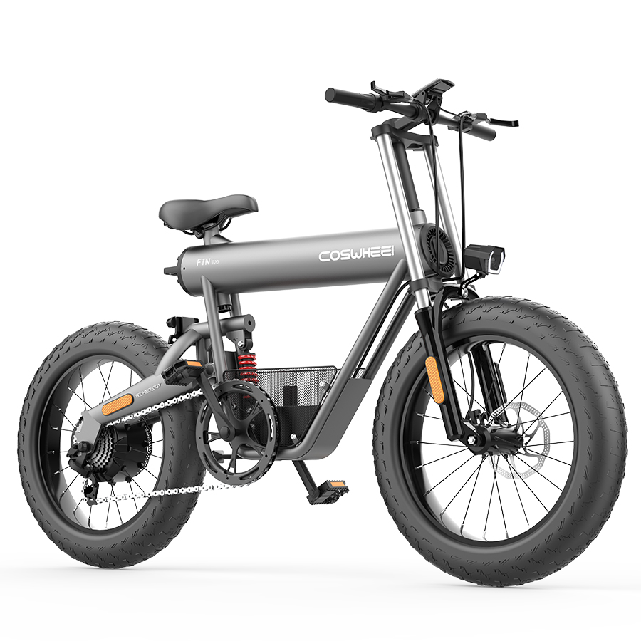 Collapsible Electric Beach Mountain Bike 48V 20" Folding E Scooter