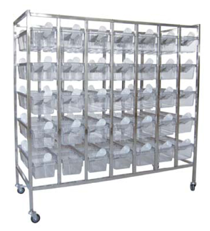 B3-16 Stainless Steel Lab Rat Cage mice rack of double sides Professional Mouse Cage for Laboratory Use Stainless Steel SPF Labo
