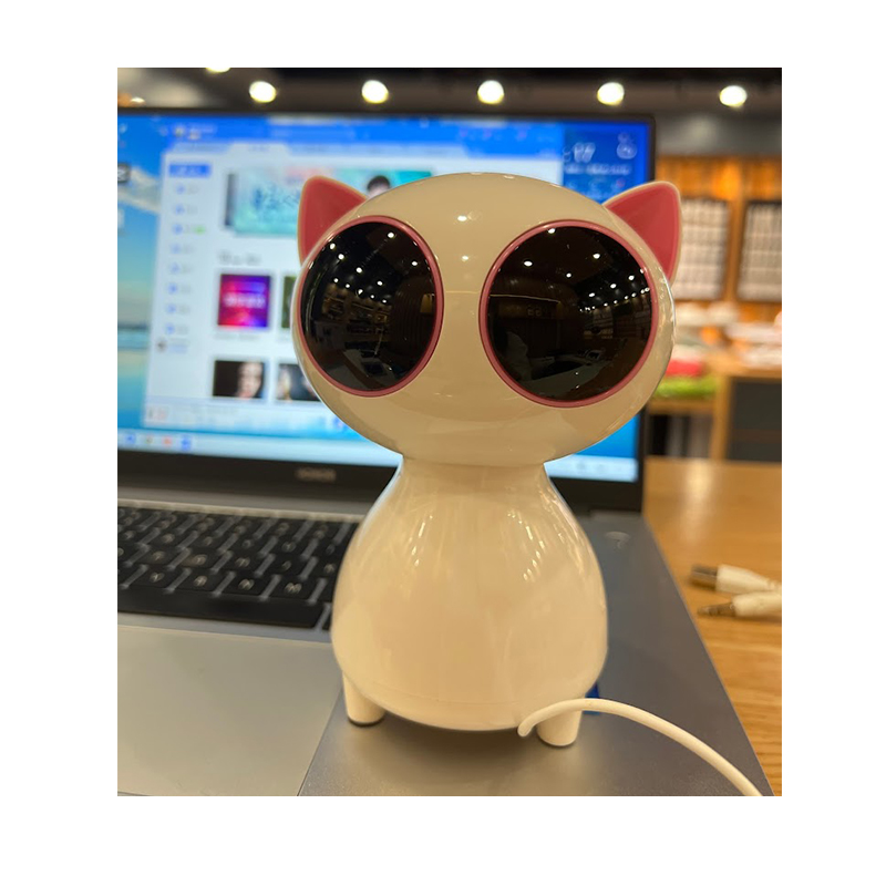 Аксессуары для динамиков, милая аудиосистема gato bocina с USB-кабелем, аксессуары для компьютера, проводной динамик